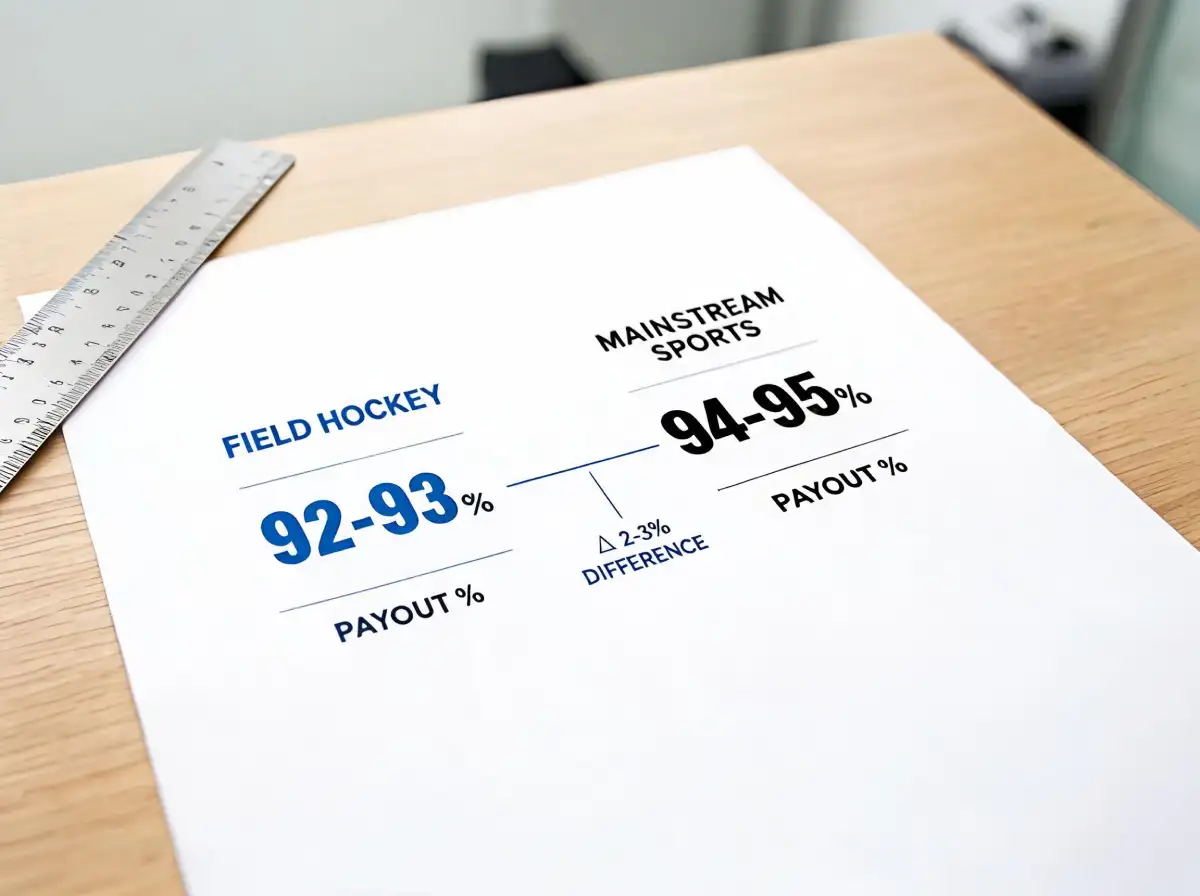 Vergleich Auszahlungsquoten Feldhockey versus Fußball – Randsportart-Marge und Marktliquidität im Überblick