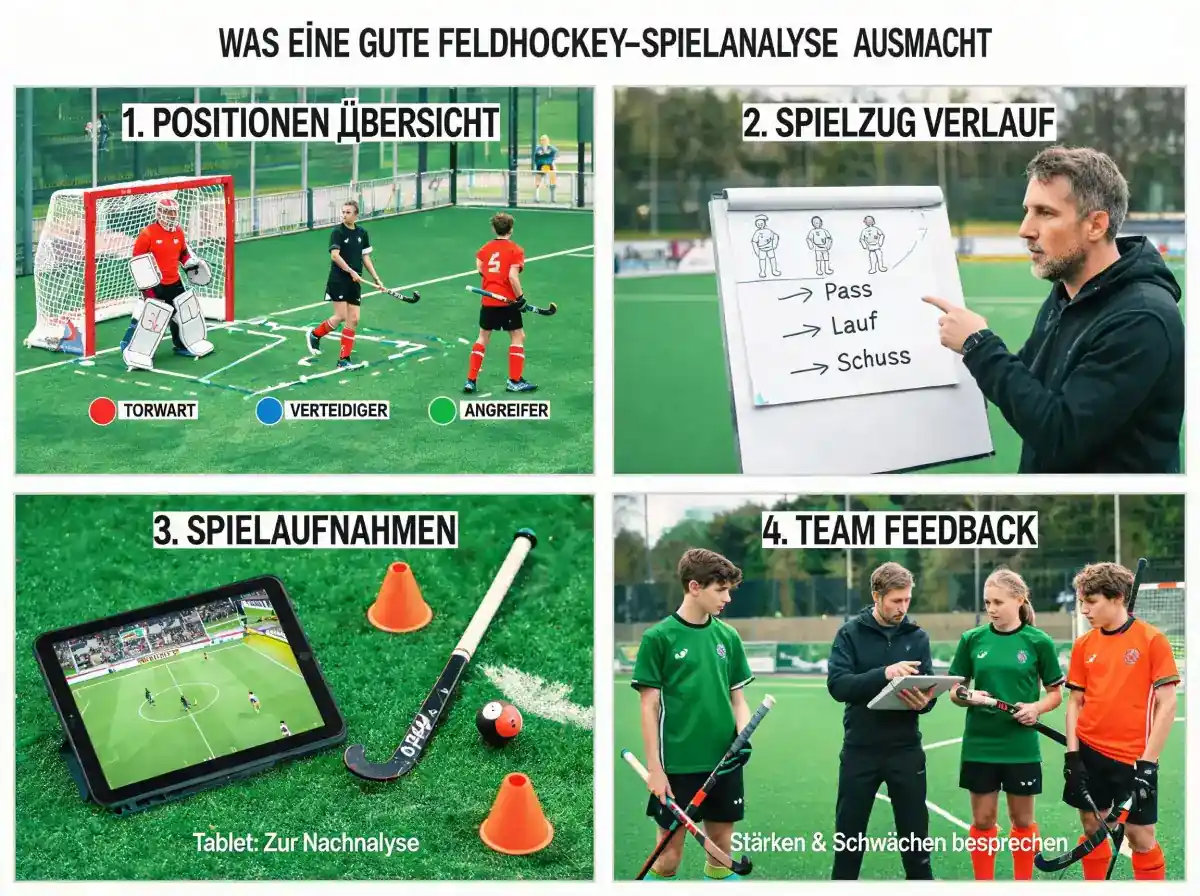 Feldhockey Spielanalyse Taktik Grundlagen