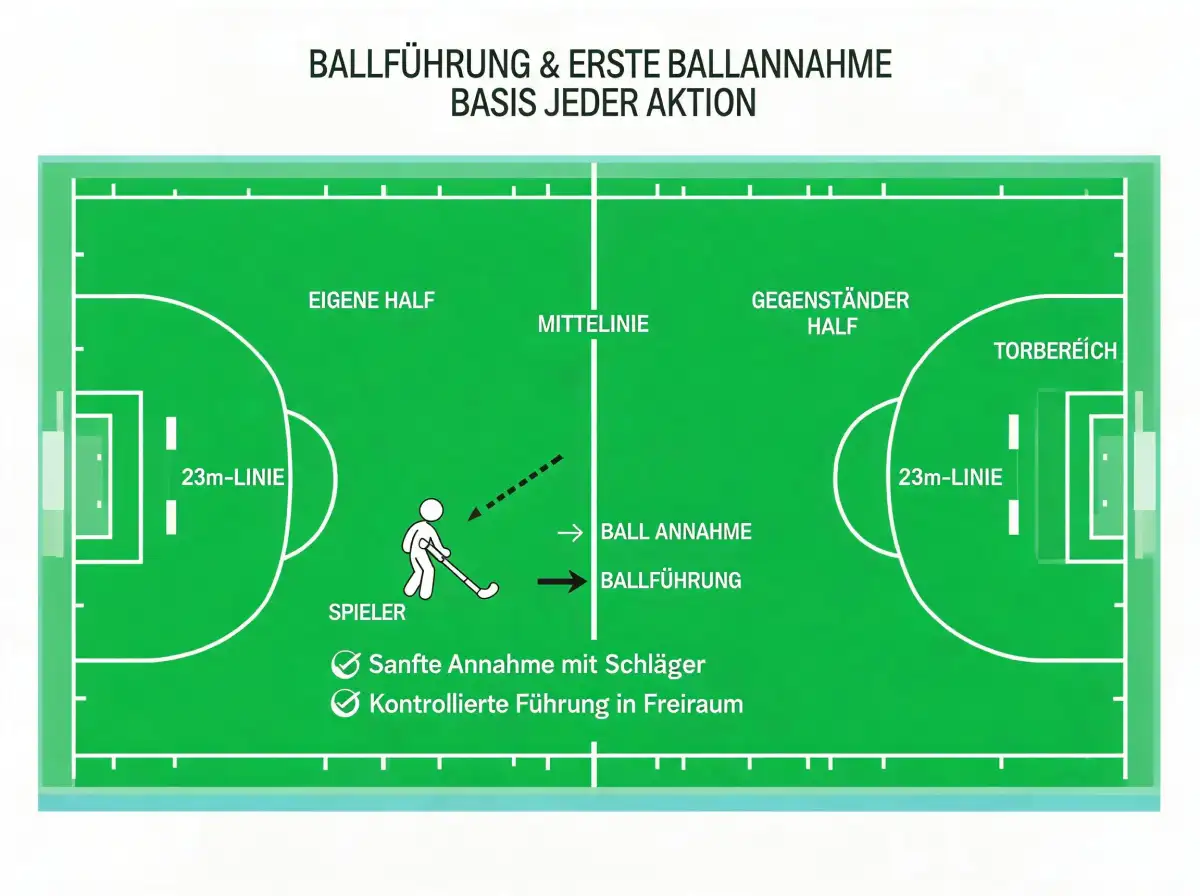 Feldhockey Techniktraining Spielstruktur