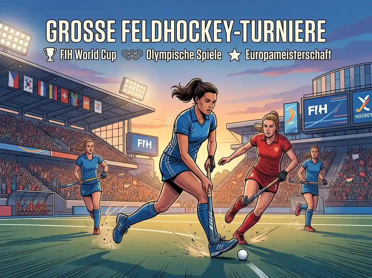 FIH World Cup, Olympische Spiele und Europameisterschaft als große Feldhockey-Turniere