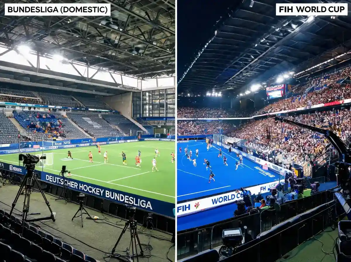 Vergleich der Wettmarkttiefe bei Hockey-Bundesliga vs. internationalen Feldhockey-Turnieren