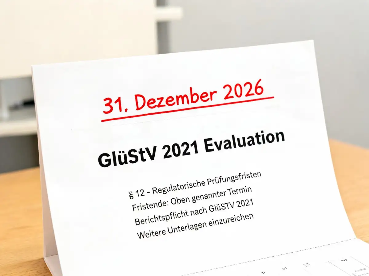 GlüStV 2021 Evaluierung bis Dezember 2026 und mögliche Änderungen am LUGAS-Einzahlungslimit